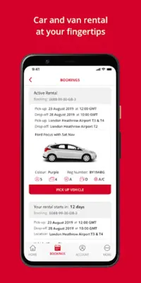 Avis Car Hire android App screenshot 2