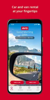 Avis Car Hire android App screenshot 4